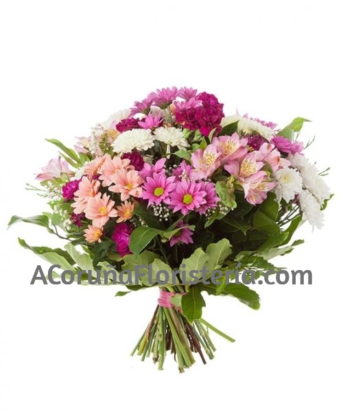 Ramo flores de color Morado